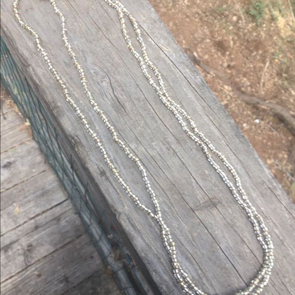 Glass beaded necklaces in shades of yellow/ gold statement vintage flapper girl - Picture 9 of 9